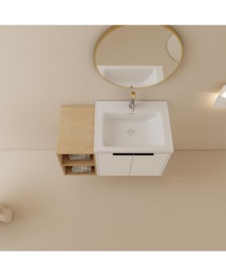 36" Wall-Mount Vanity with Soft-Close
