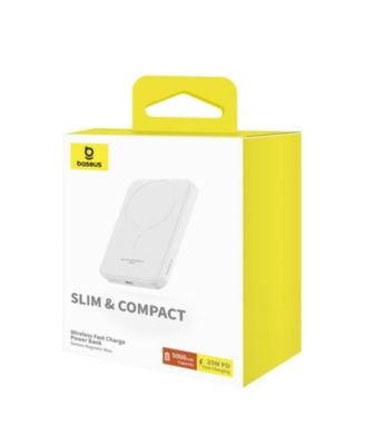 Wireless Portable Charger Magnetic Power Bank 5000mAh MagSafe Charger, Purple