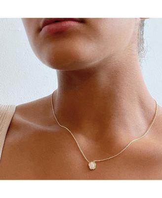 Mother of Pearl Inlay Flower Pendant - Saya