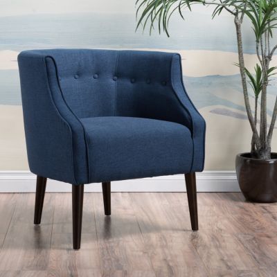 Streamdale Plush Barrel Chair Comfort And Style For Relaxation