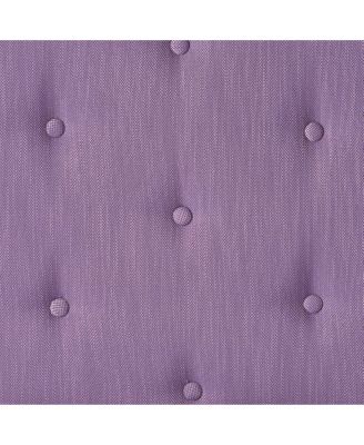 Diamond-Stitched Camelback Headboard With Nailhead Accents