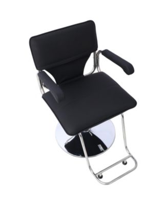 Heavy-Duty Salon Chair with Barber Cape