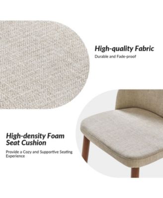 Melisa Dining Chair with Solid Wooden Legs,Set of 2