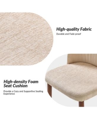 Melisa Dining Chair with Solid Wooden Legs,Set of 2