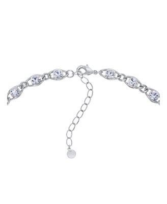 Clear Crystal Strand Necklace