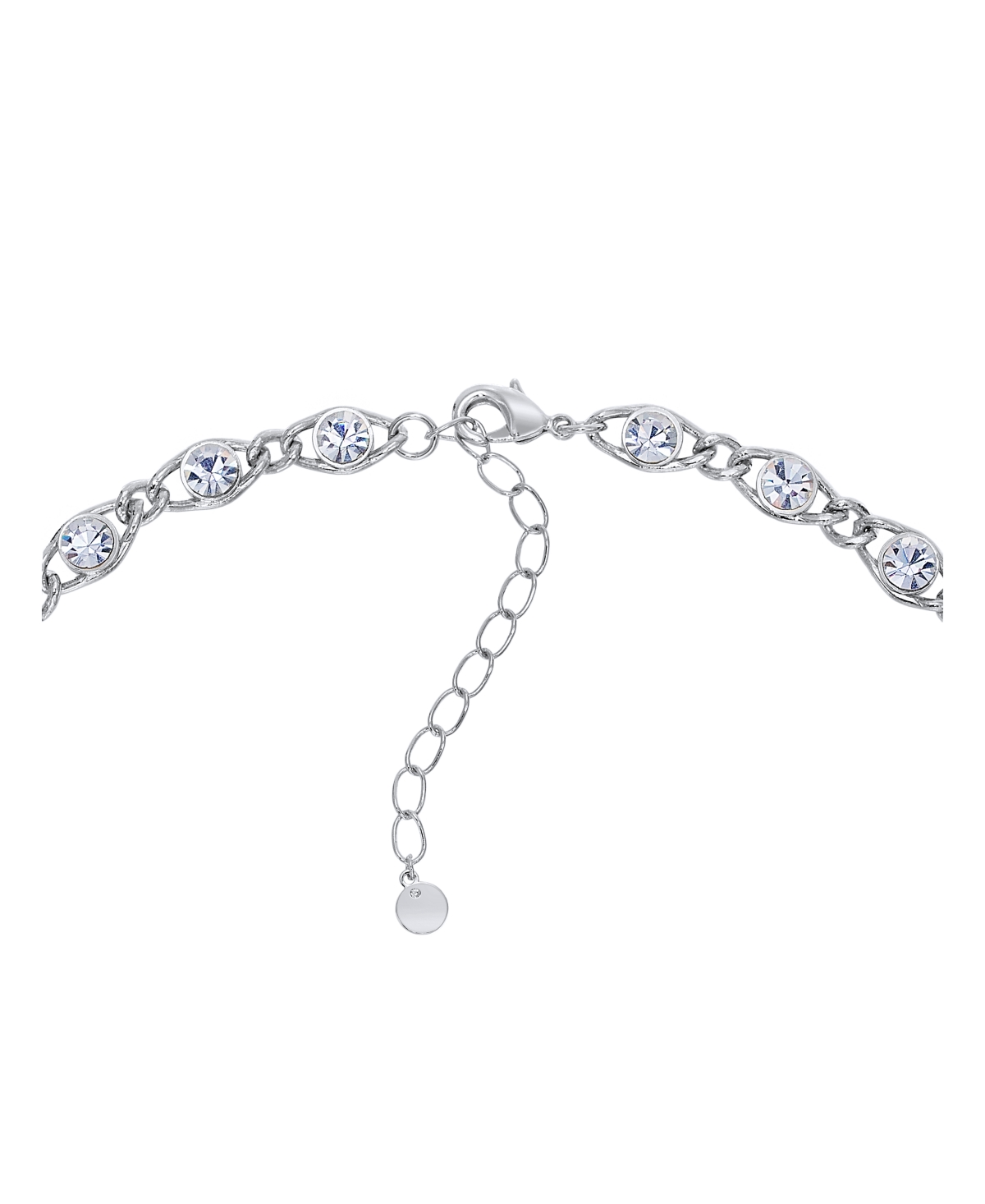 And Now This Clear Crystal Strand Necklace In Gold