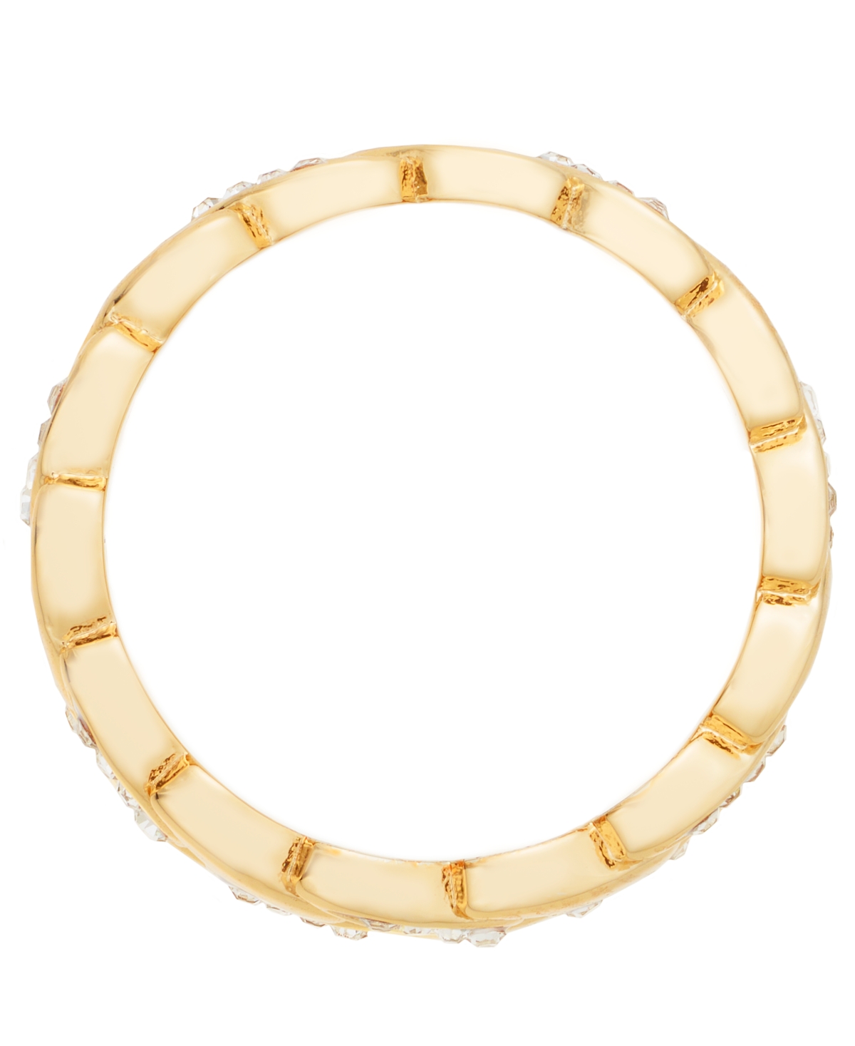 And Now This Clear Crystal Link Ring