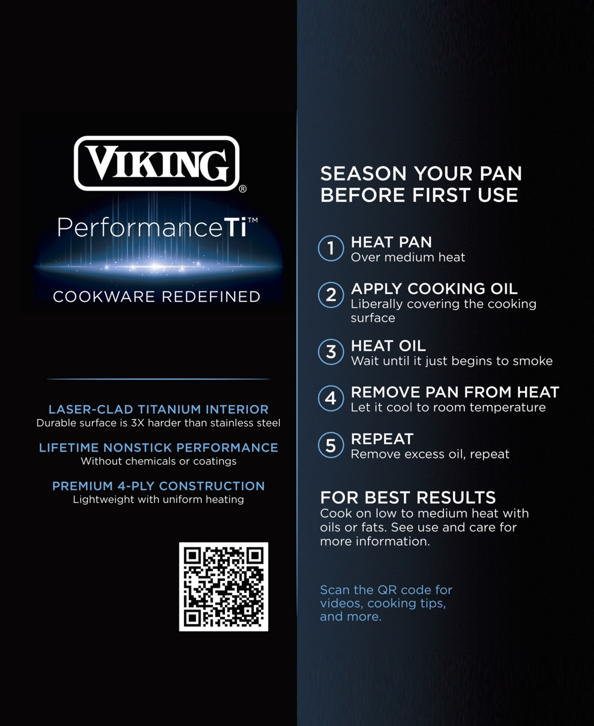 Viking 4-ply Performanceti 2-qt Saucepan With Stainless Steel Lid In No Color
