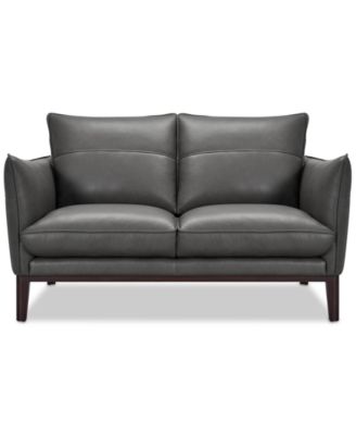 Kettner 58" Leather Loveseat