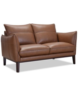 Kettner 58" Leather Loveseat, Created for Macy's