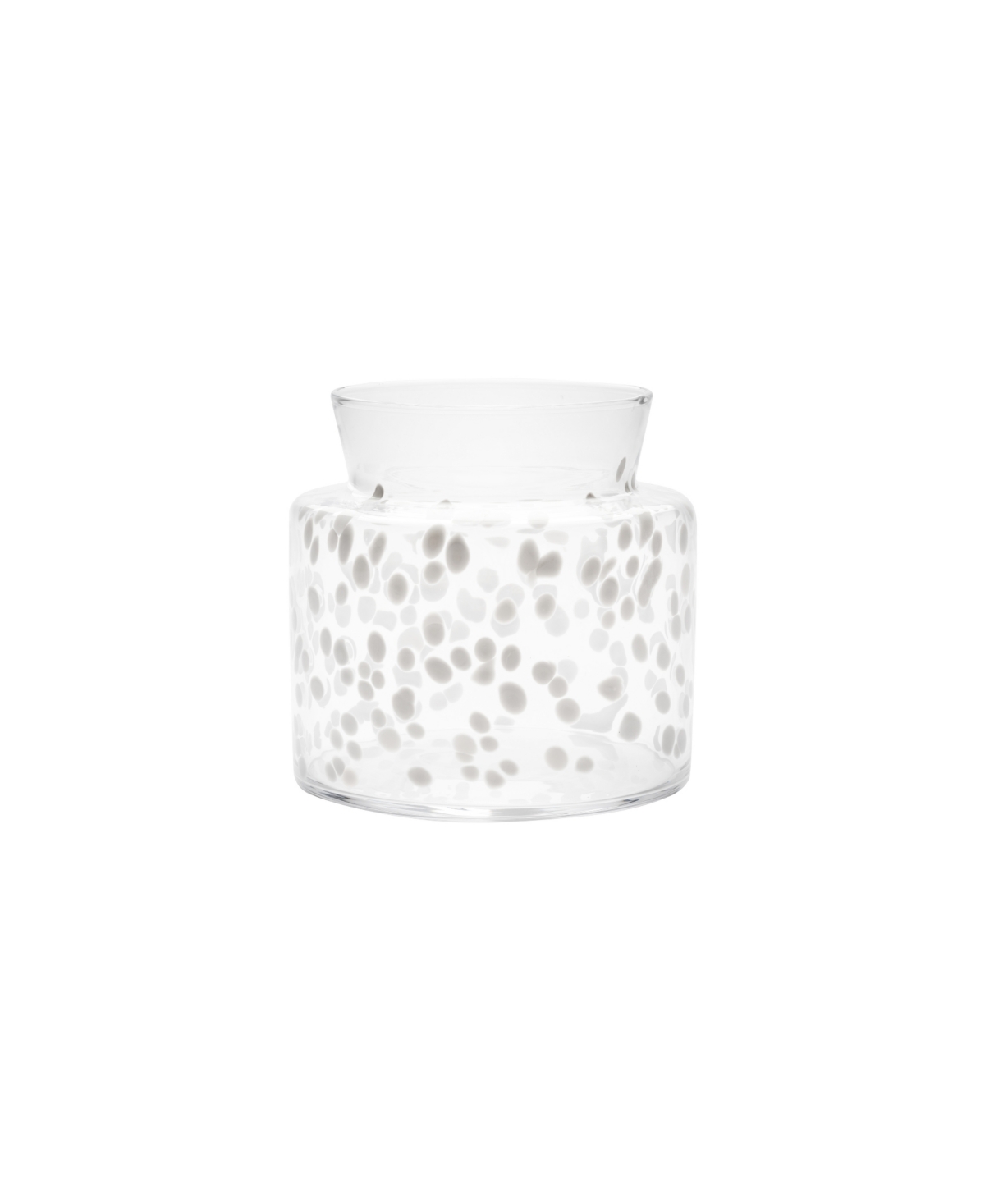 KOSTA BODA 12" MEADOW WIDE CRYSTAL GLASS VASE 