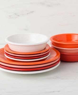 Sunset Horizon Classic Rim 12 Pc. Dinnerware Set, Service For 4