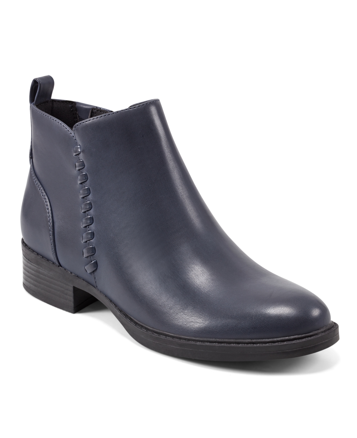 EASY SPIRIT WOMEN'S LORAND ALMOND TOE BLOCK HEEL CASUAL BOOTIES 