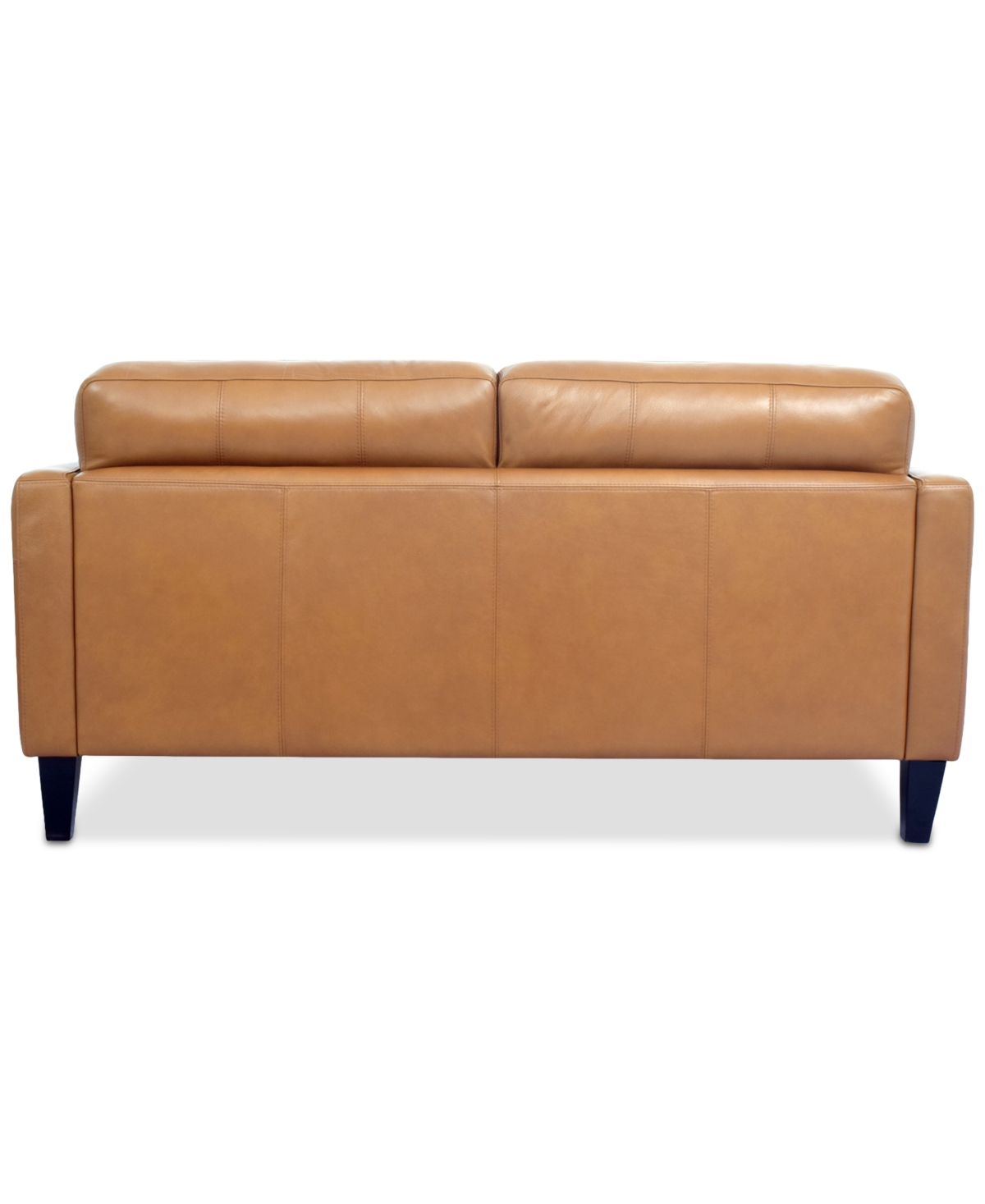 Macy's Pezley Leather Loveseat, Created For  In Palomino
