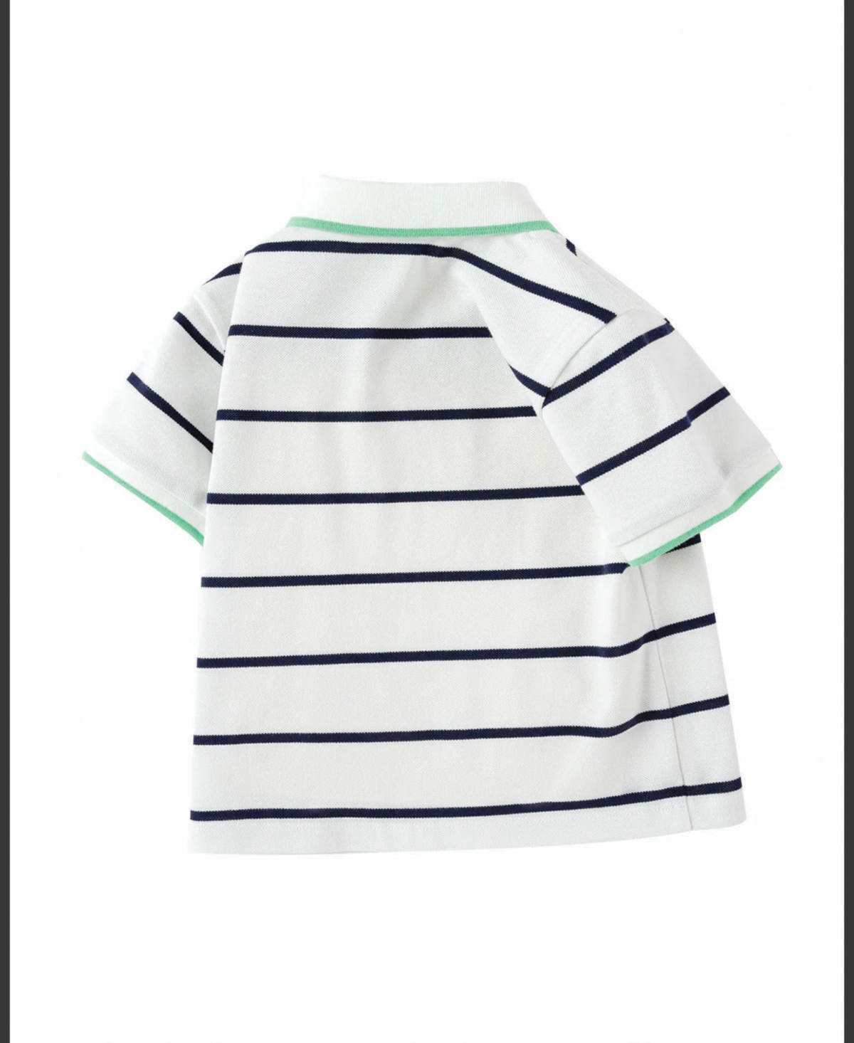 Balabala Boys short sleeve polo -white hue