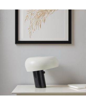 Kingpin 10" Modern LED Table Lamp with Marble Base
