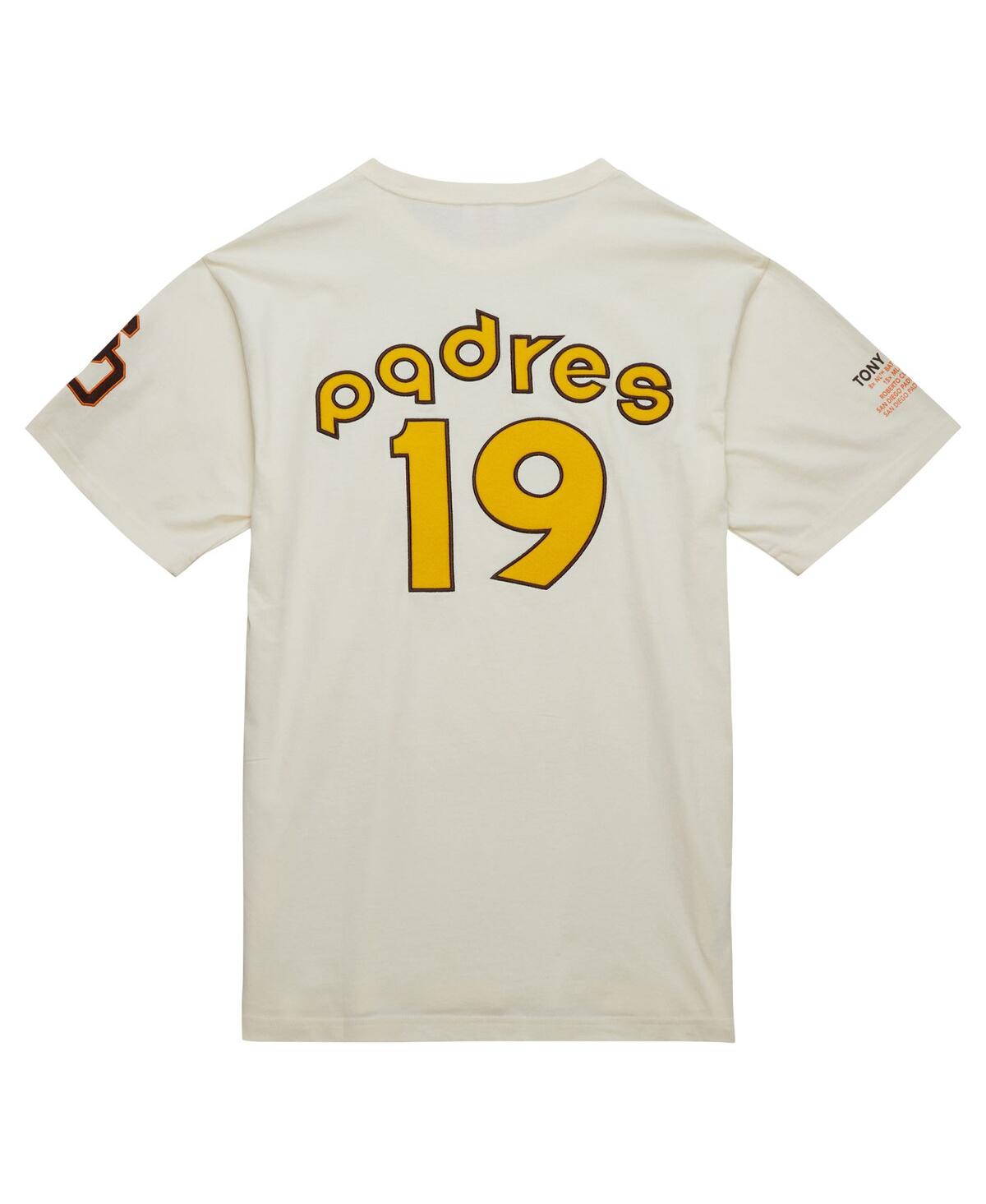 Mitchell & Ness Men's Tony Gwynn Cream San Diego Padres Legends Photo Real T-shirt In Cream