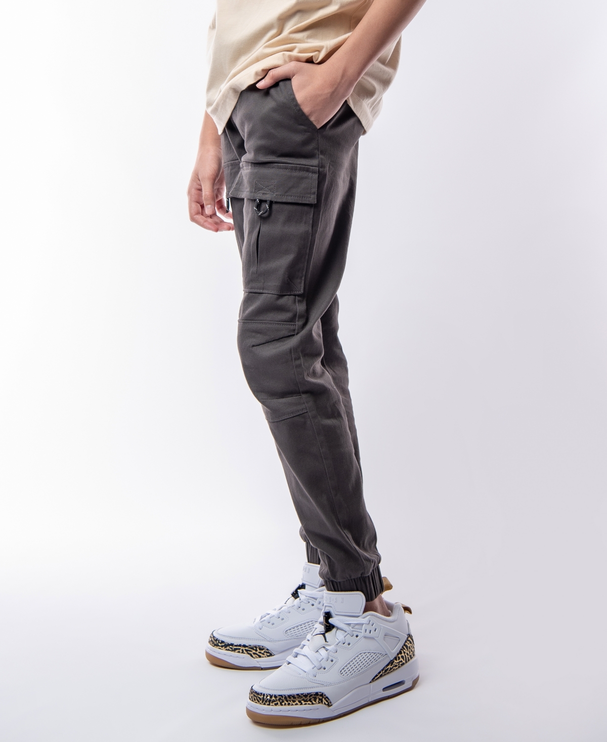 Ring of Fire Big Boys Barnabas Stretch Twill Jogger with Front Cargo Pockets