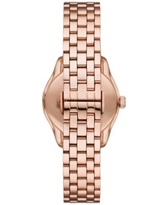 Women's Rose Gold-Tone Stainless Steel Bracelet Watch 32mm