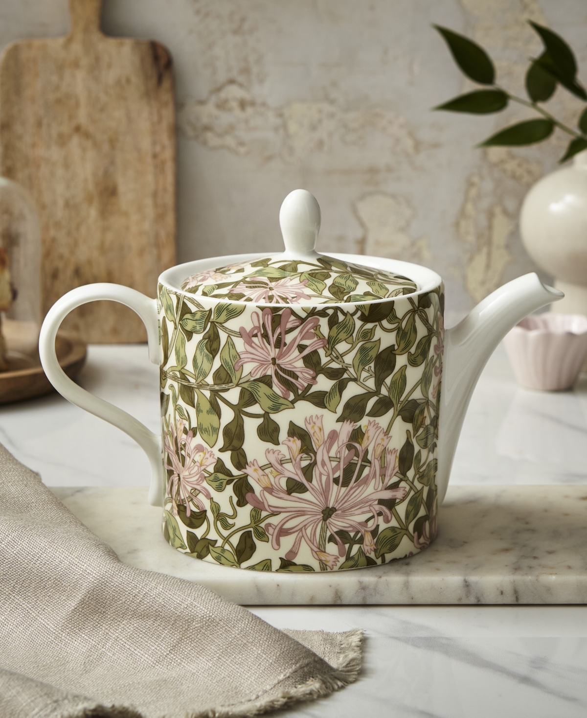 Spode X Morris And Co. Teapot And Mug Set In Multi