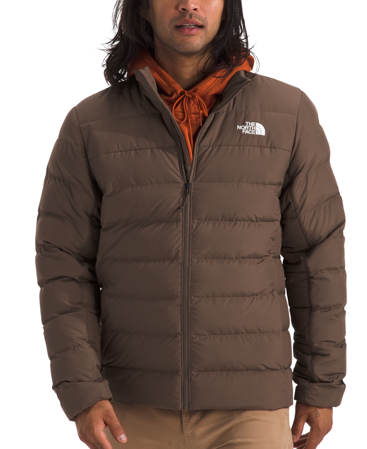 Men's Aconcagua 3 Zip-front Puffer Jacket In Smokey Brown