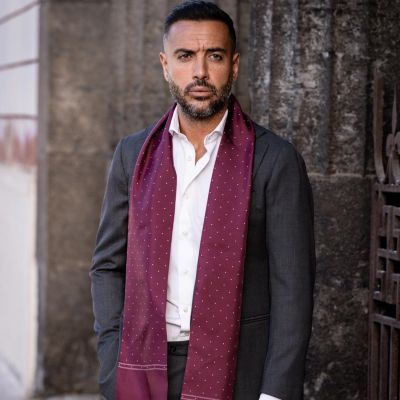 Men's Savona - Slim Silk Scarf for Men