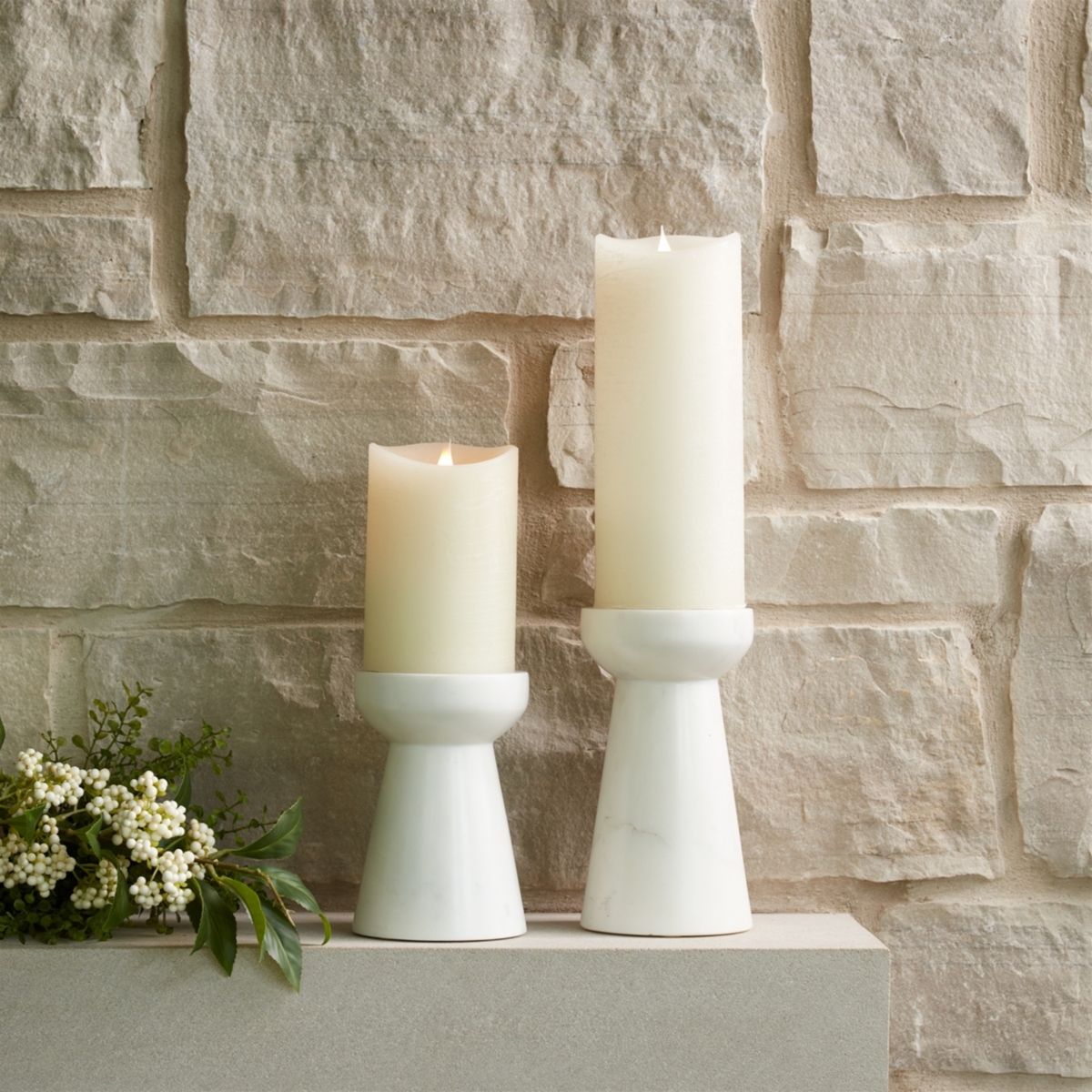 Slickblue Set of 2 Candle Holders - Chic and Elegant Home Accents