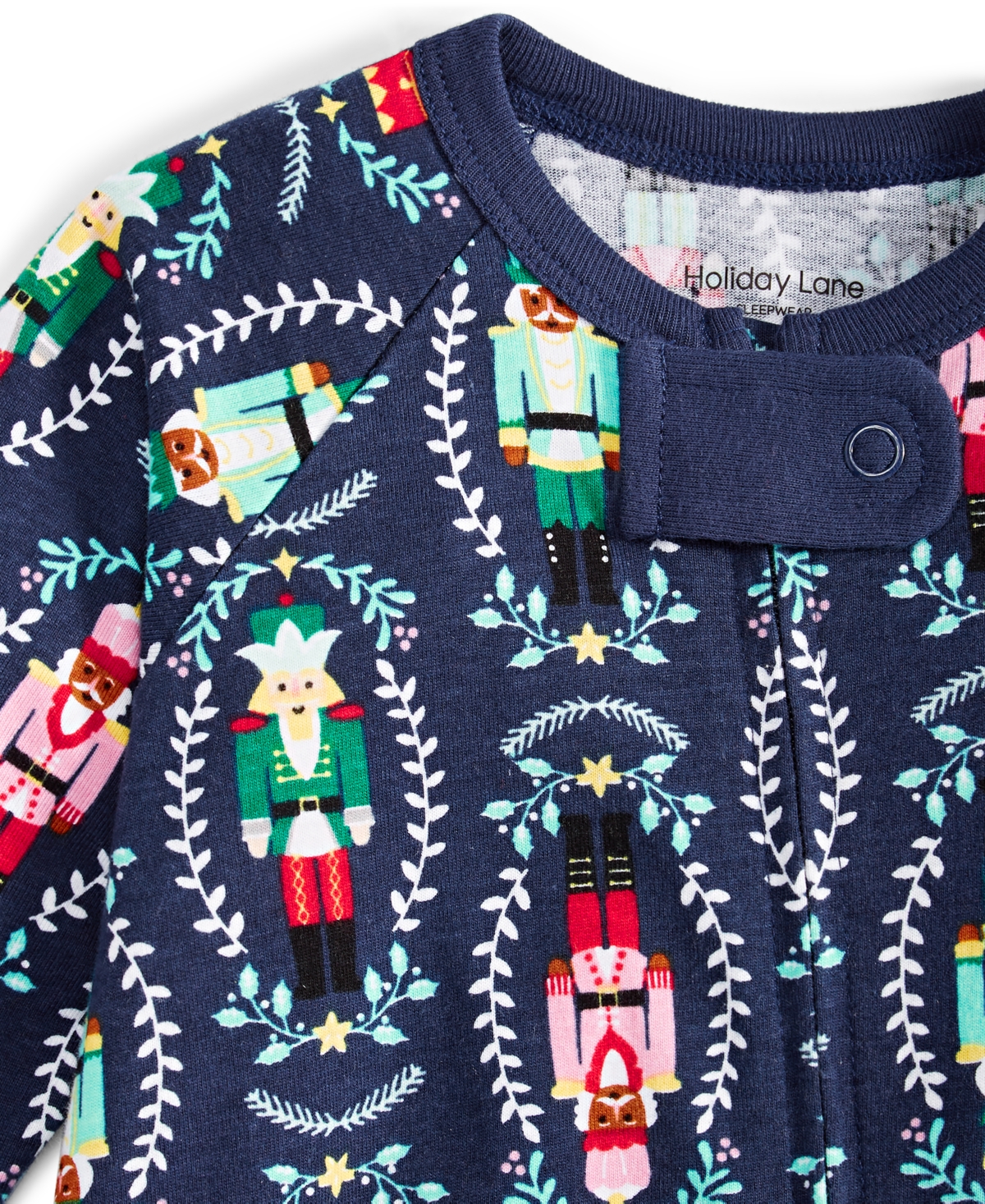 Holiday Lane InfantCotton Matching Family Pajamas Onesie, Created for Macy's - Nutcracker