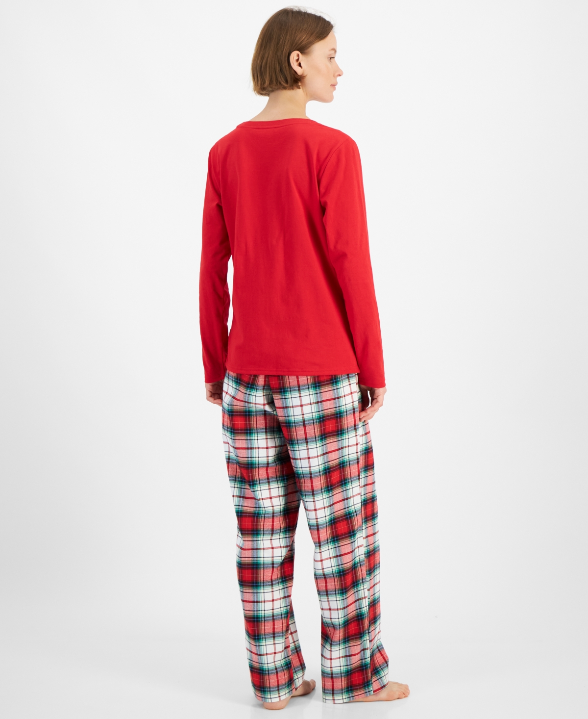 Holiday Lane Women'sMix It Matching Family Pajamas Set, Created for Macy's - Winterton Plaid