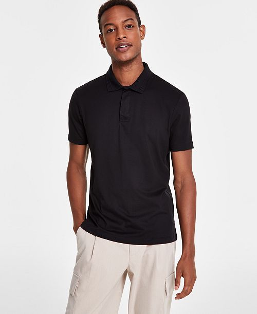 alfani Alfani Men's Regular-Fit Mercerized Polo Shirt Created for Macy's Men's Fashion & Accessories