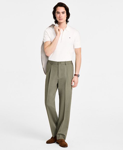 alfani Tommy Hilfiger Men's Modern-Fit Dress Pants Men's Fashion & Accessories