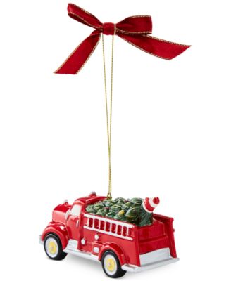 Christmas Tree Fire Truck & Tree Ornament