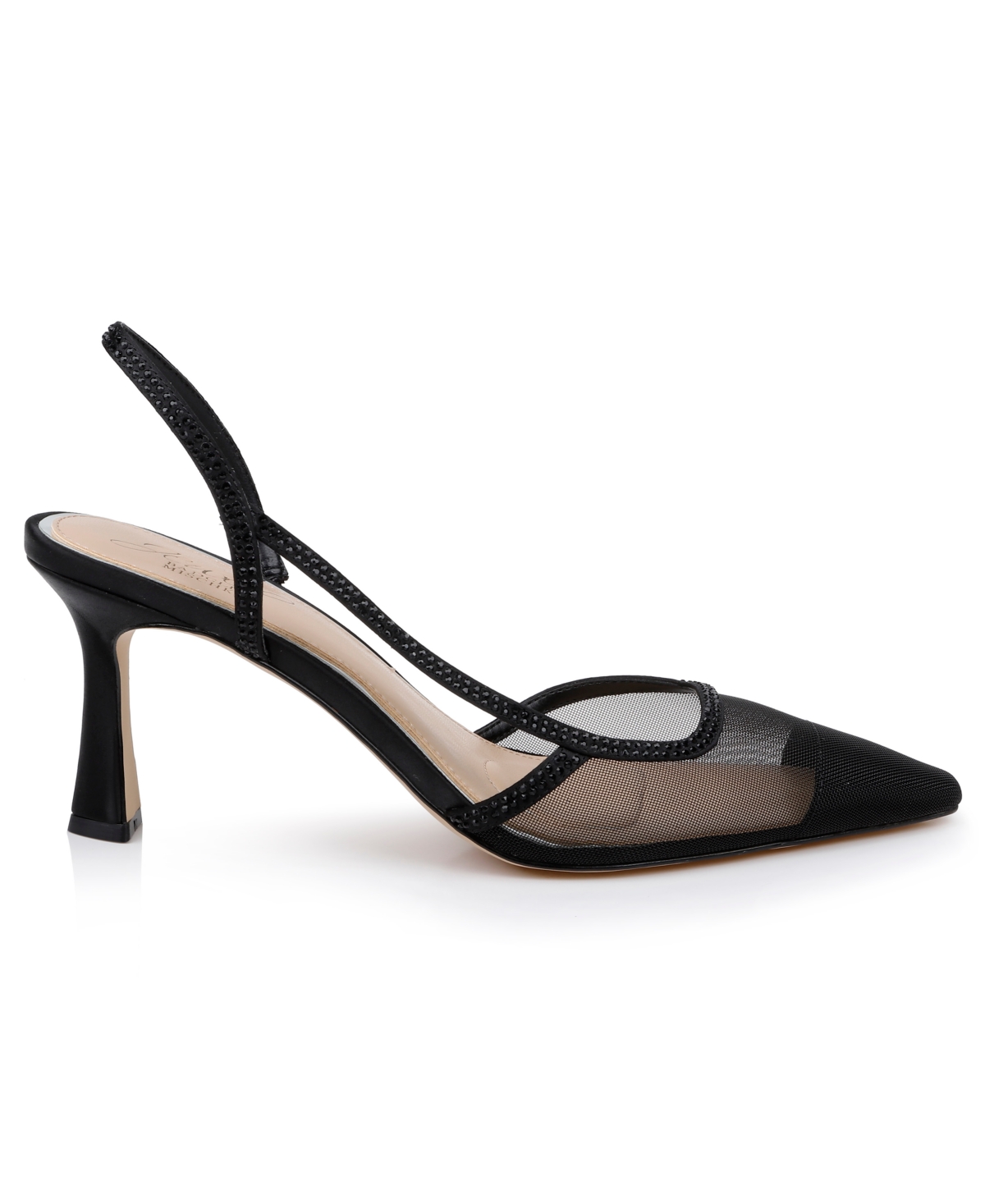 JEWEL BADGLEY MISCHKA WOMEN'S TAMMY MESH SLINGBACK PUMPS 