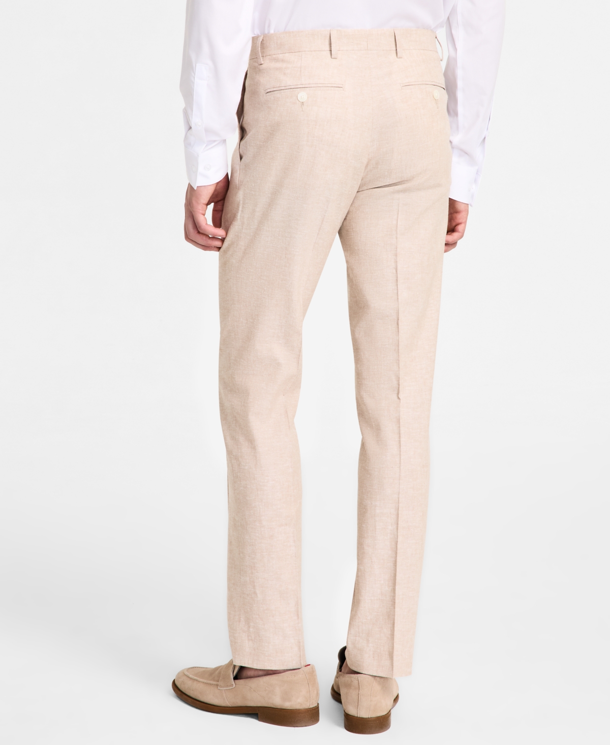 Tommy Hilfiger Men's Modern-fit Linen Pants In Neutral