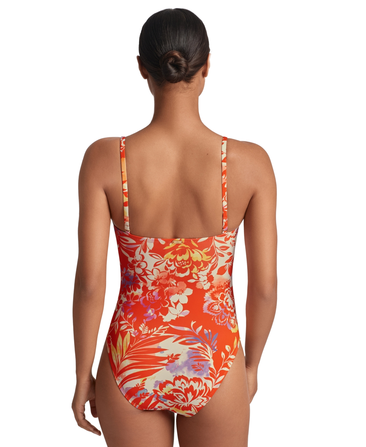 Lauren Ralph Lauren Women's Printed U-Wire One Piece Swimsuit