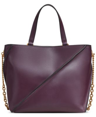 Setauket Leather & Suede Convertible Crossbody with Chain Strap