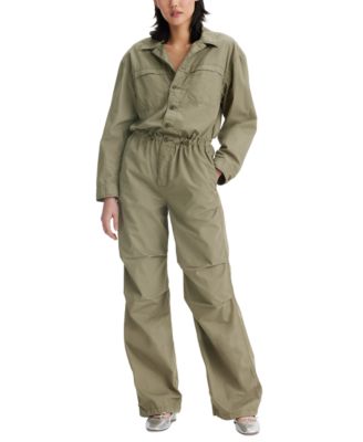 Levi's - Women's Parachute Long-Sleeve Baggy Jumpsuit