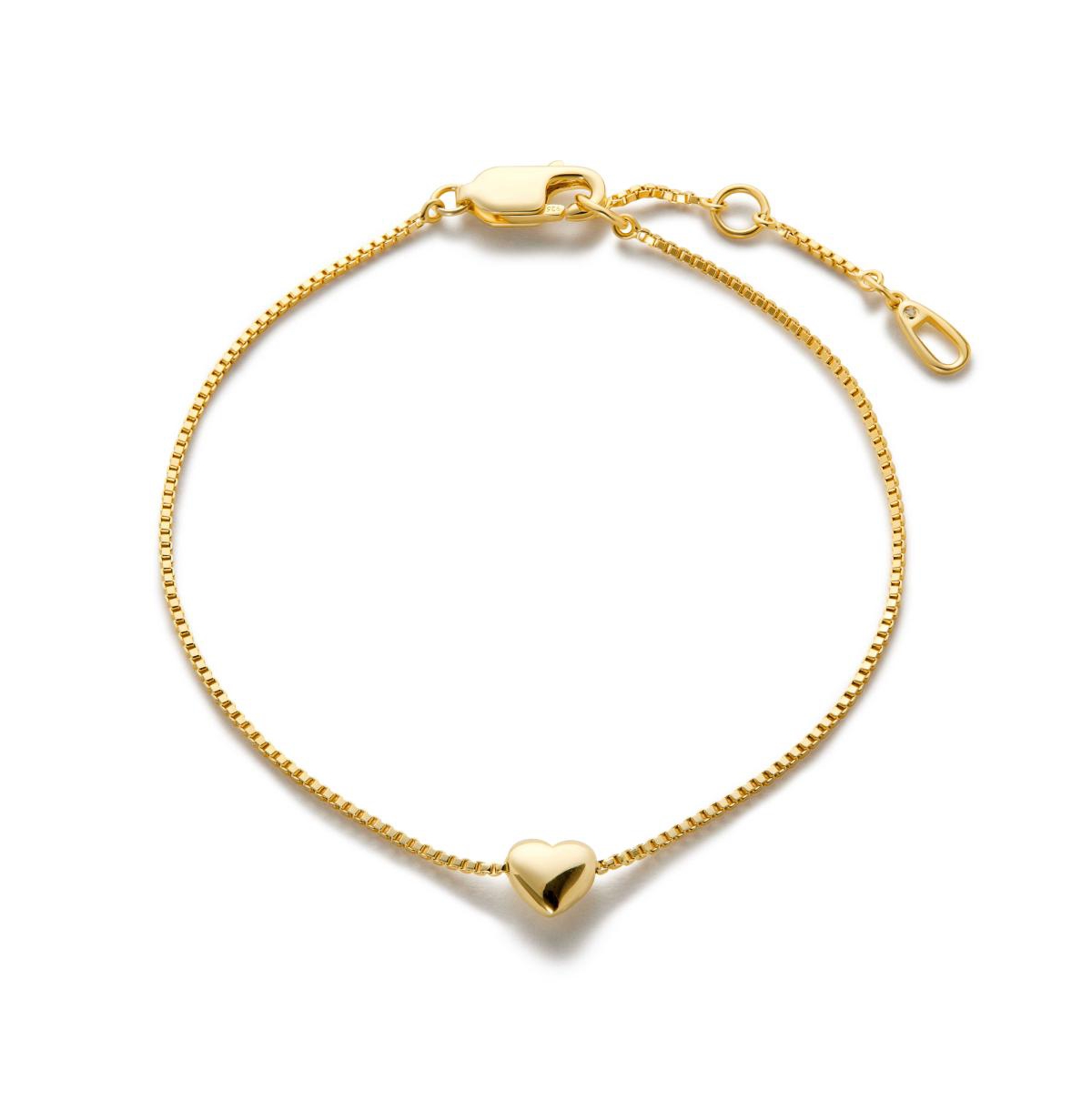 - Heart Bracelet - Lana - Gold, gold