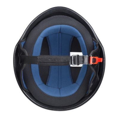 RUN-G DOT German Style Motorcycle Half Helmet Open Face Cruiser Chopper Biker Skull Cap Helmet