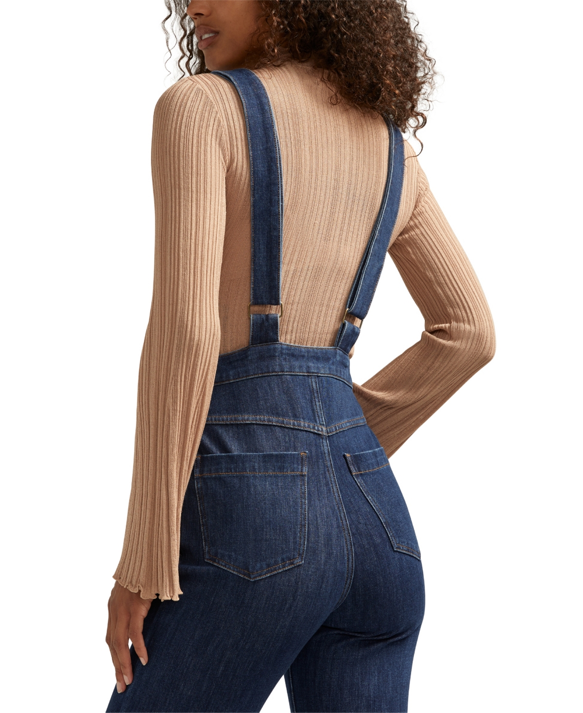 Silver Jeans Co. Women's 70s Flare Leg Overalls Jeans