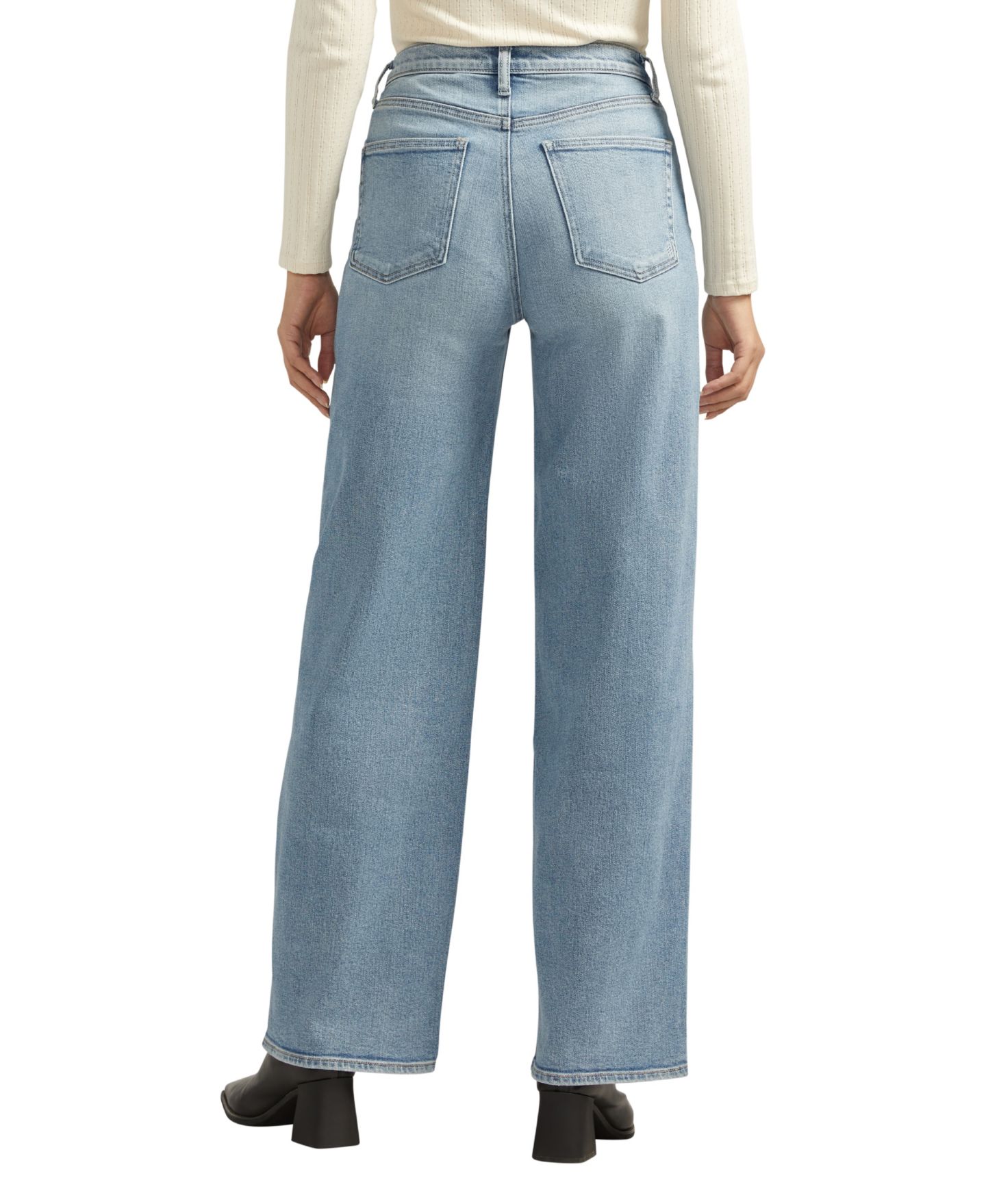 Женские джинсы Silver Jeans Co. V-Front High Rise Wide Leg, цвет: Индиго — фото 2