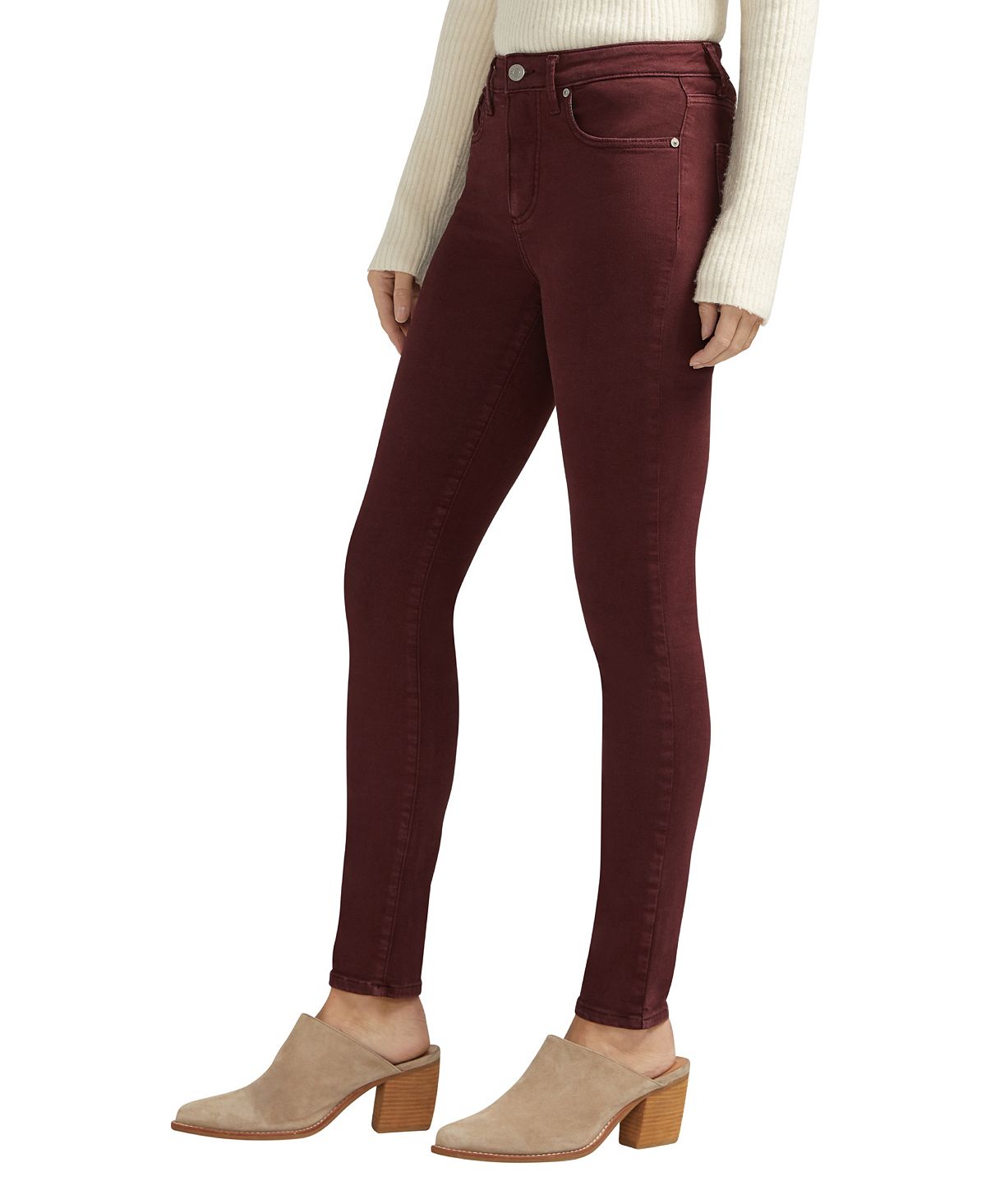 Silver Jeans Co. Women's Isbister High Rise Skinny Leg Jeans view 3 — MAYCSS fashion products