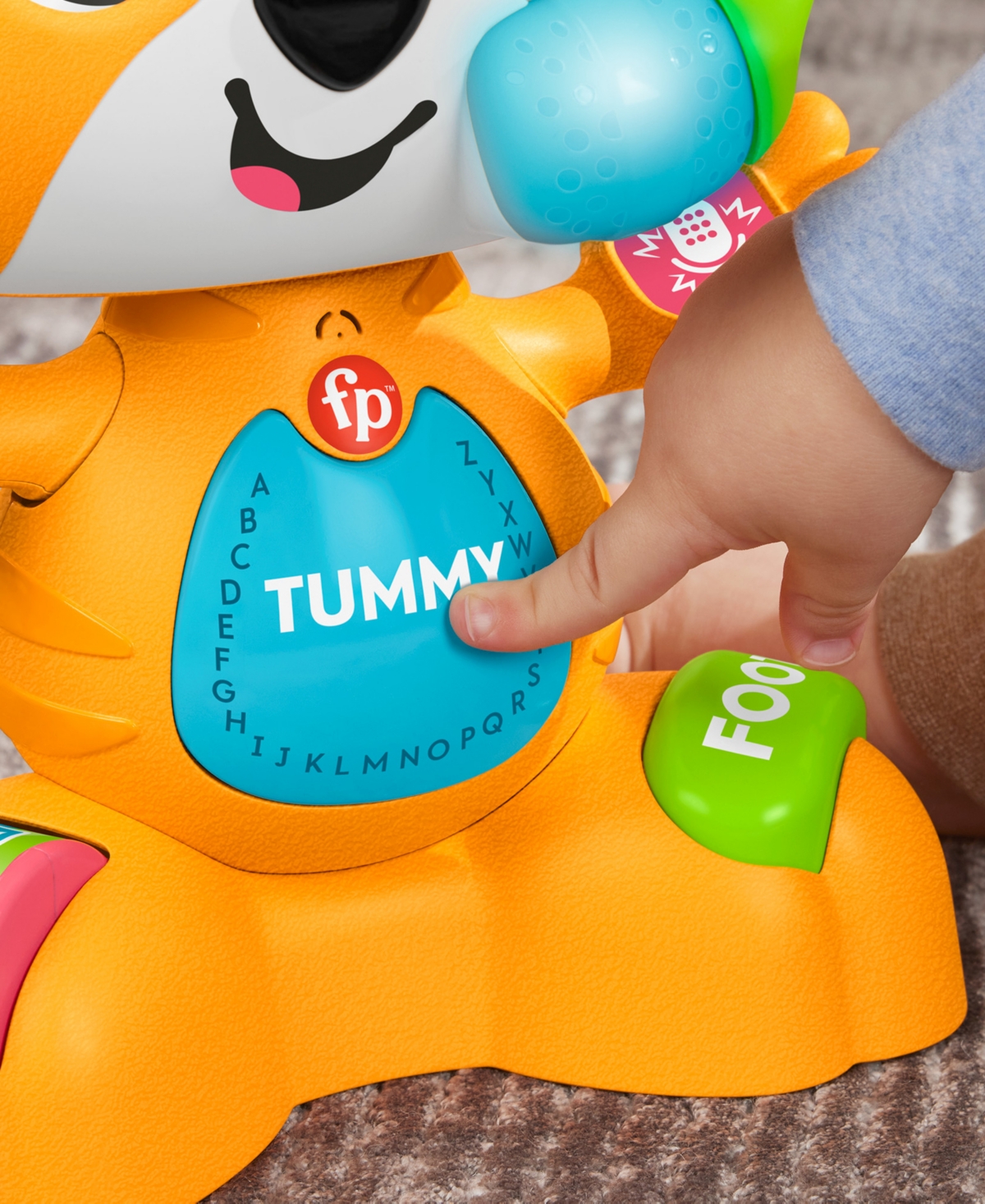 FISHER PRICE FISHER-PRICE LINK SQUAD BOP GROOVE TIGER BABY LEARNING TOY WITH MUSIC LIGHTS 