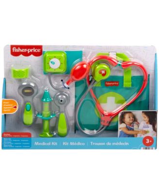 Fisher-Price Medical Kit 7-Piece Doctor Toys Preschool Pretend Play Set for Ages 3+ years