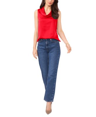 Women's Sleeveless Cowl Neck Top