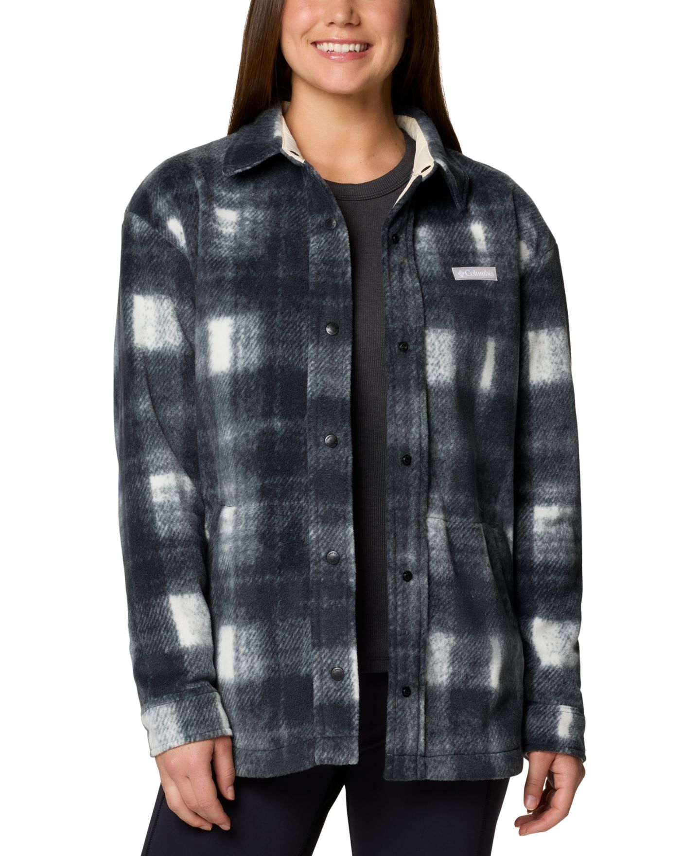 Женская куртка Columbia Benton Springs II Fleece Shirt Jacket, цвет: Меловой — фото 1