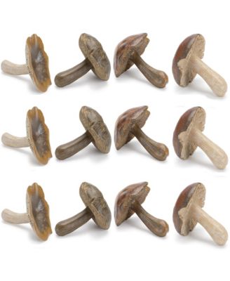 Decorative Mushroom Accent Rustic Home Decor Piece (Set of 12)