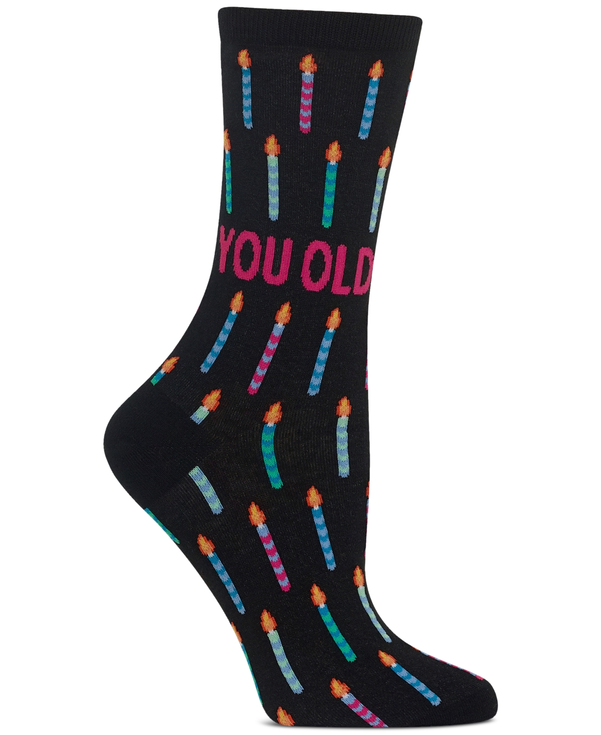 Hot Sox Women's Birthday 'You Old' Crew Socks