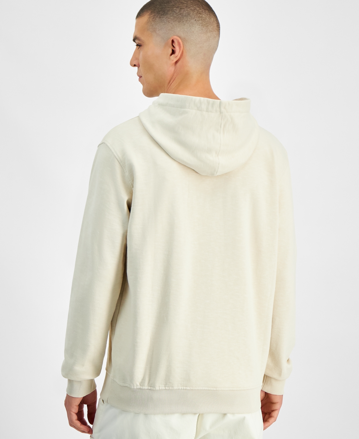 Guess Men's Mini Flowers Long Sleeve Hoodie