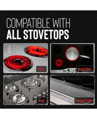 Ceramic Hybrid 7.5-Qt Stockpot & Lid